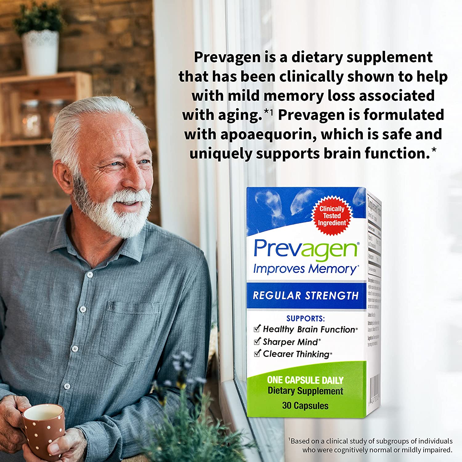 Prevagen Improves Memory Regular Strength 3 Pack - 30 Tablet