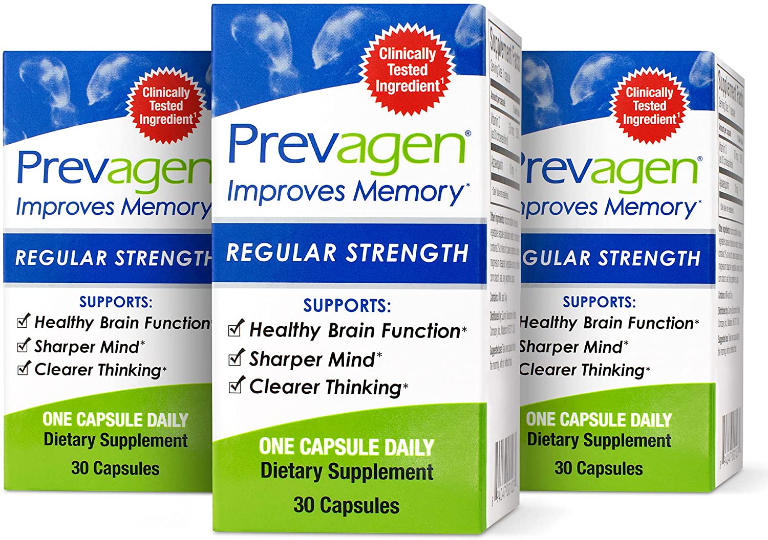 Prevagen Improves Memory Regular Strength 3 Pack - 30 Tablet