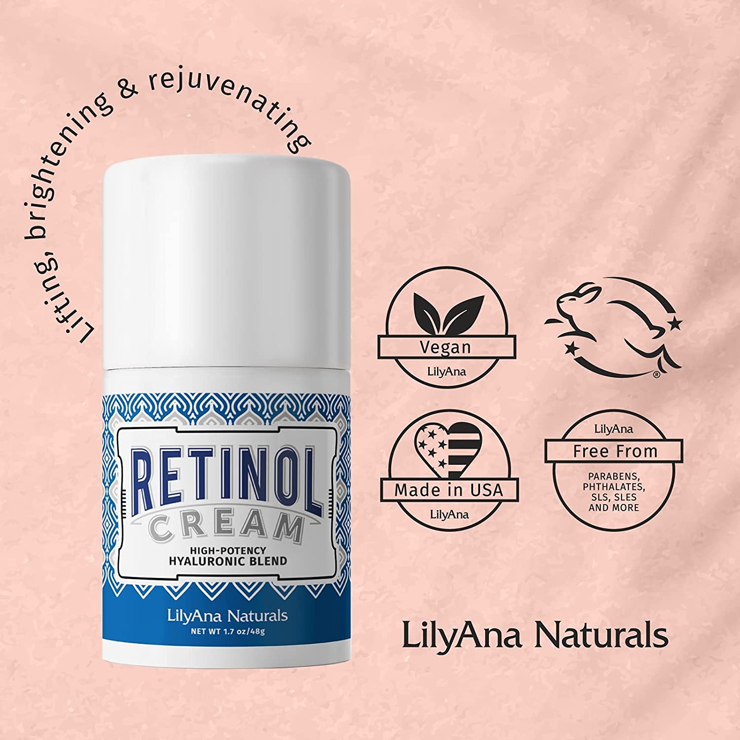 Lilyana Naturals Retinol Cream for Face - 48 g