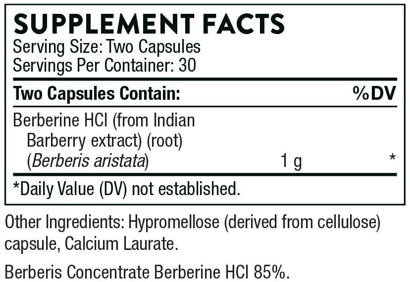 Thorne Research Berberine 500 - 60 Tablet