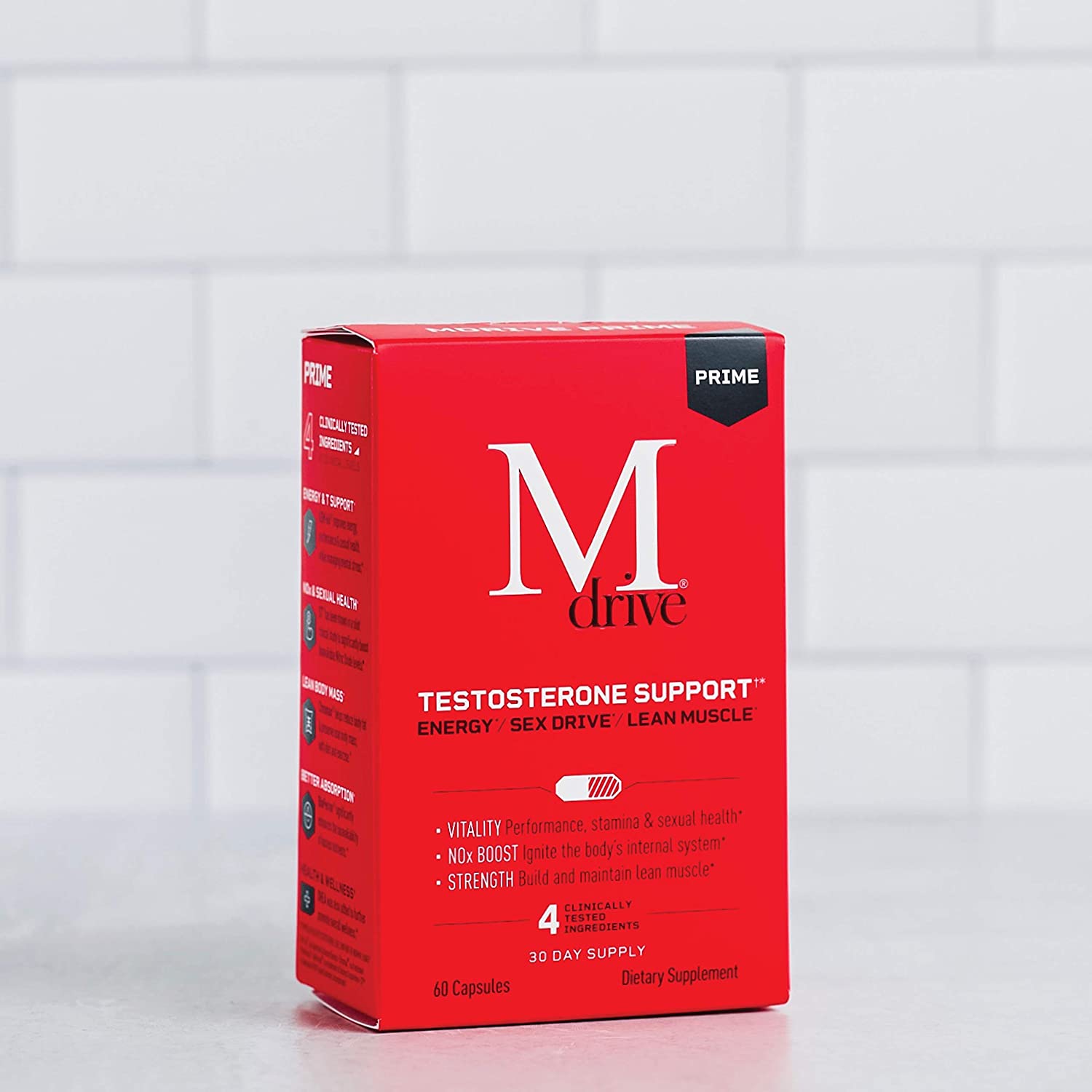 Mdrive Testosterone Support - 60 Tablet