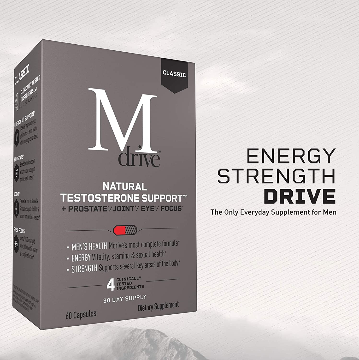 Mdrive Natural Testerone Support - 60 Tablet