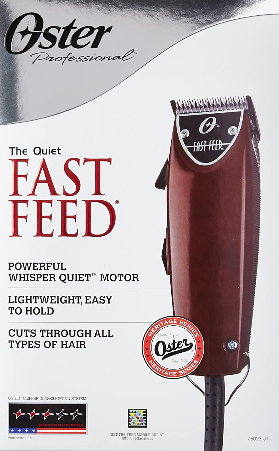 Oster Fast Feed Adjustable Pivot Motor Clippe