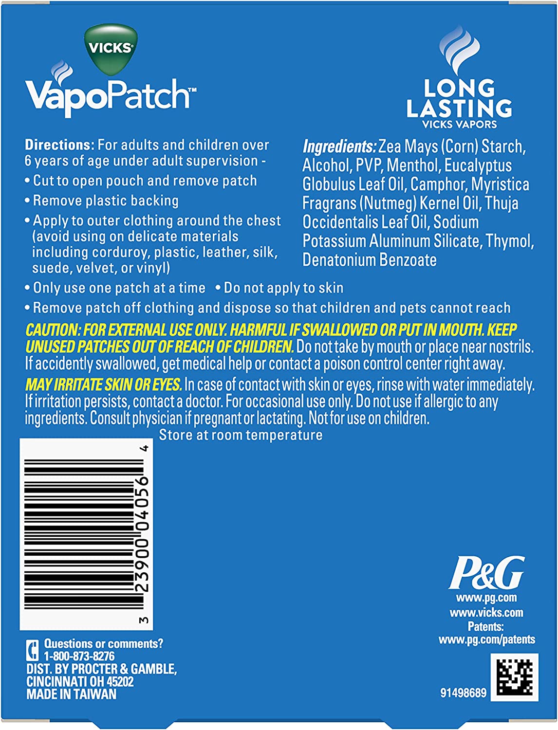 Vicks VapoPatch - 2 Pack