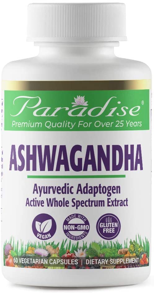 Paradise Herbs Ashwagandha - 60 Tablet