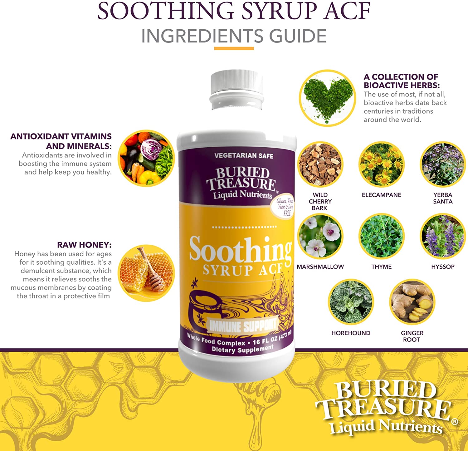 Buried Treasure Soothing Syrup ACF - 473 ml