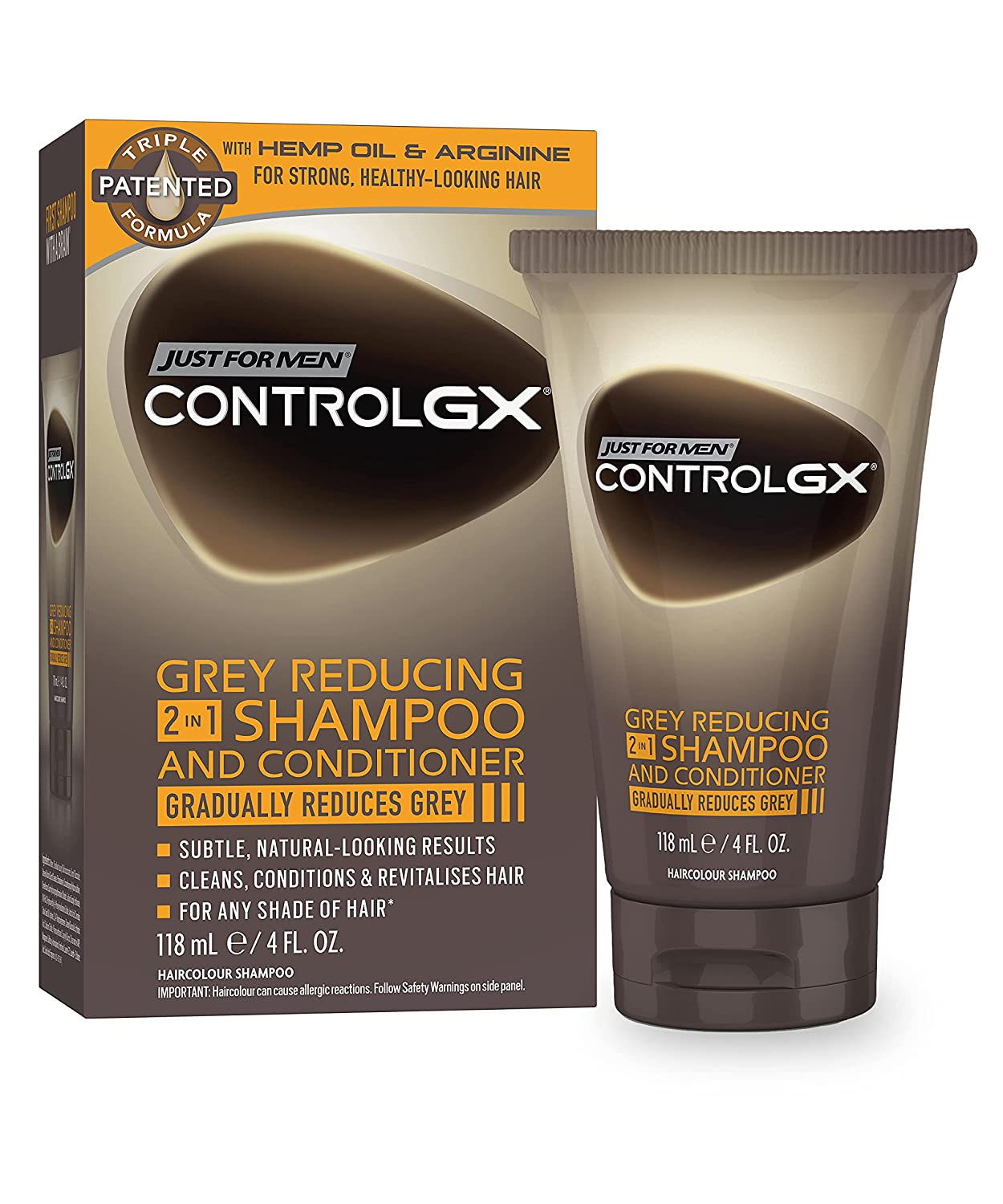 Control GX Grey Reducing 2in1 Shampoo - 118 ml