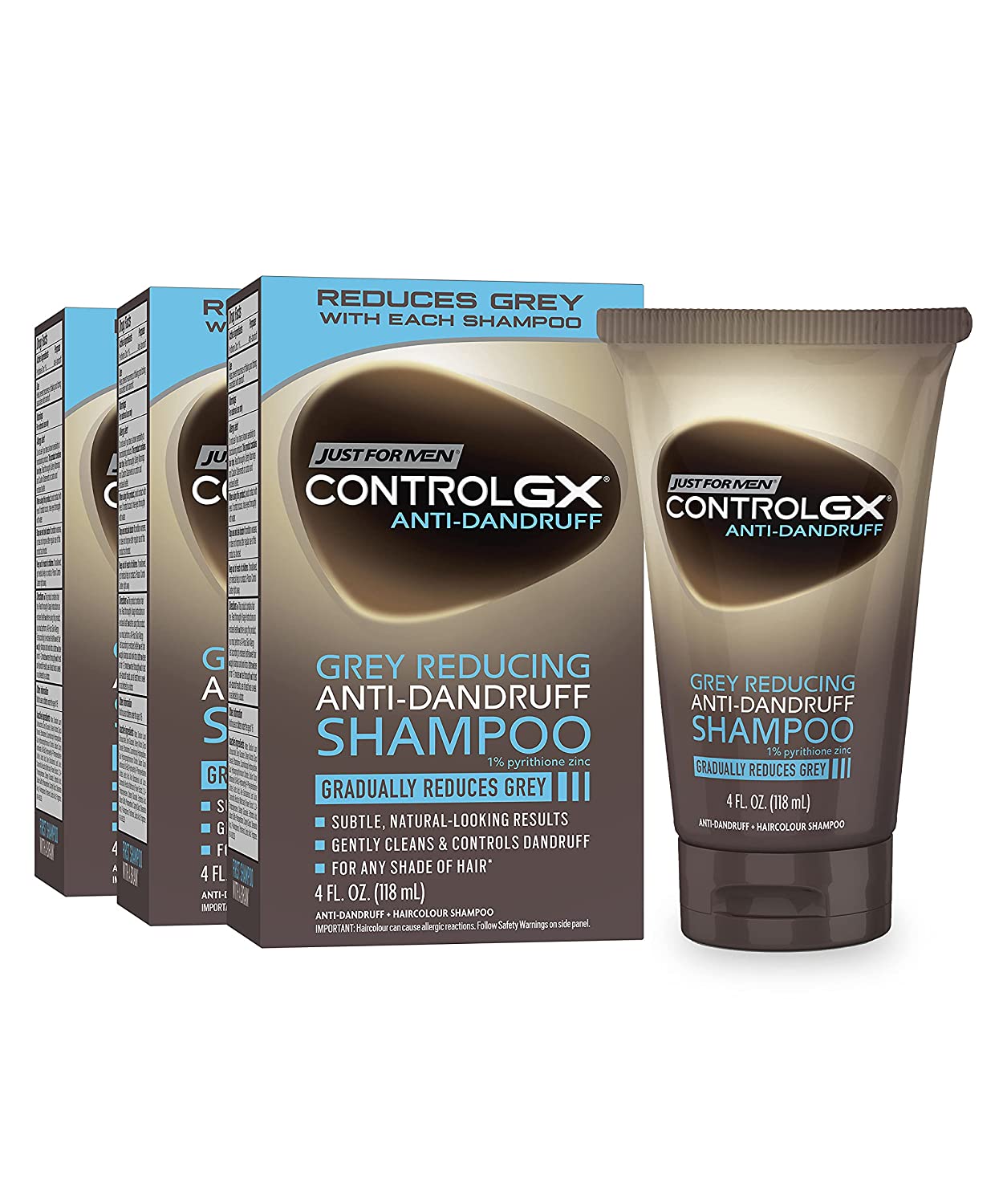 Control GX Grey Reducing Anti-Dandruff Shampoo - 118 ml