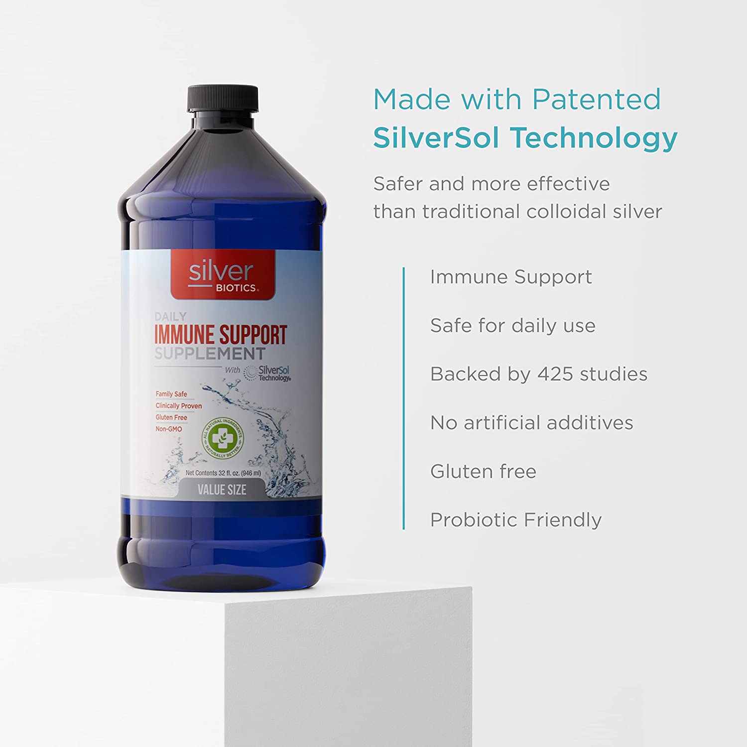 Silver Biotics Daily Immune Support - 946 ml