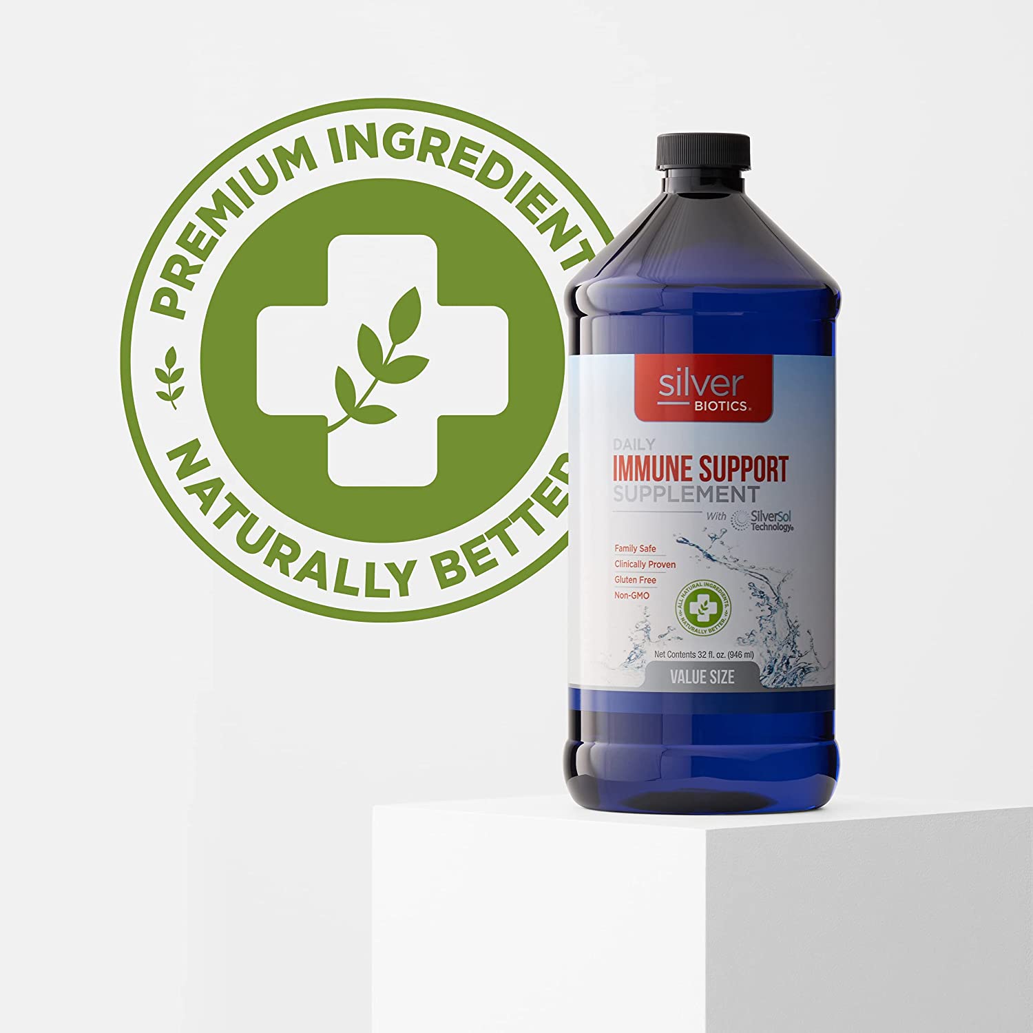 Silver Biotics Daily Immune Support - 946 ml