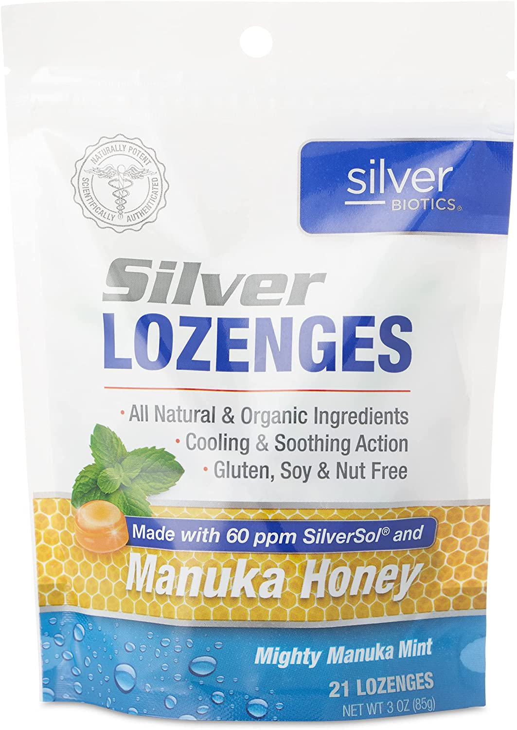 Silver Biotics Silver Lozenges - 21 Count