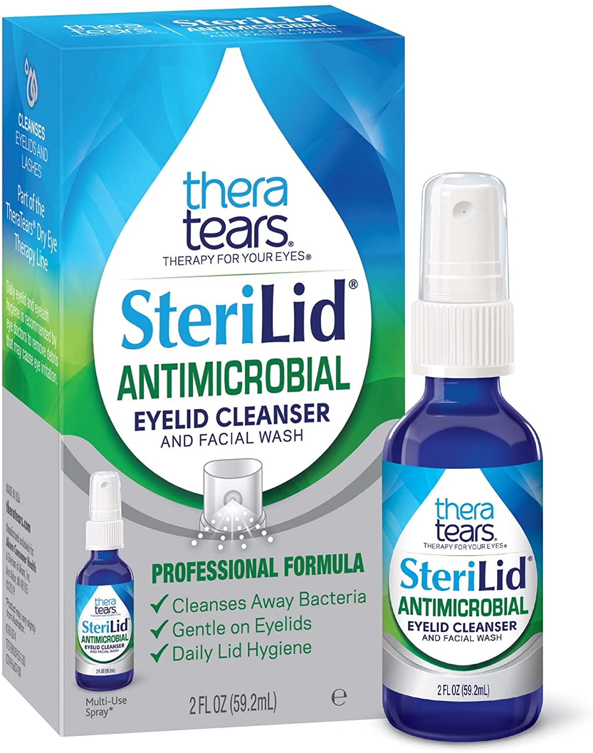 TheraTears Sterilid Antimicrobial Eyelid Cleanser - 59 ml