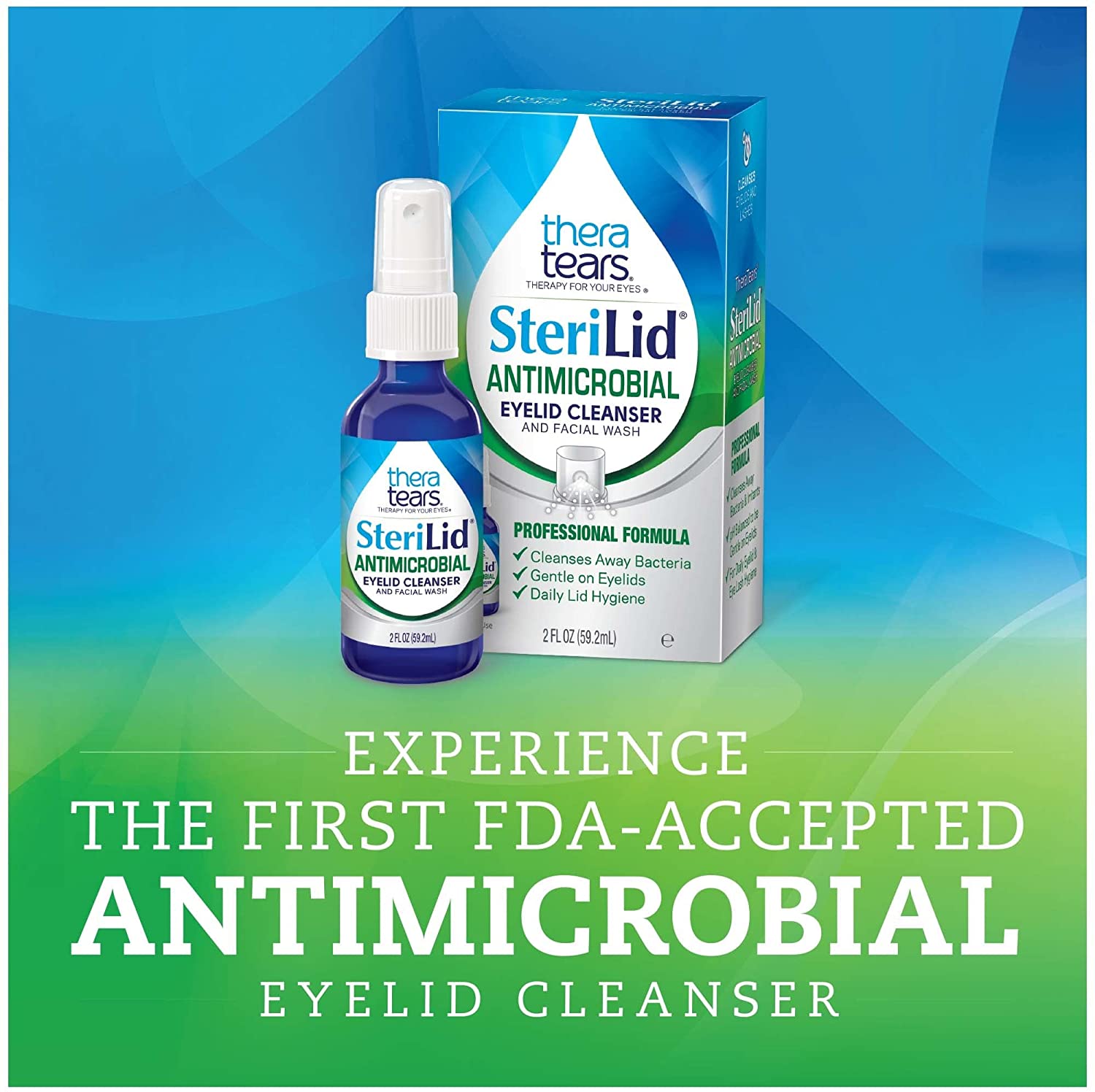 TheraTears Sterilid Antimicrobial Eyelid Cleanser - 59 ml