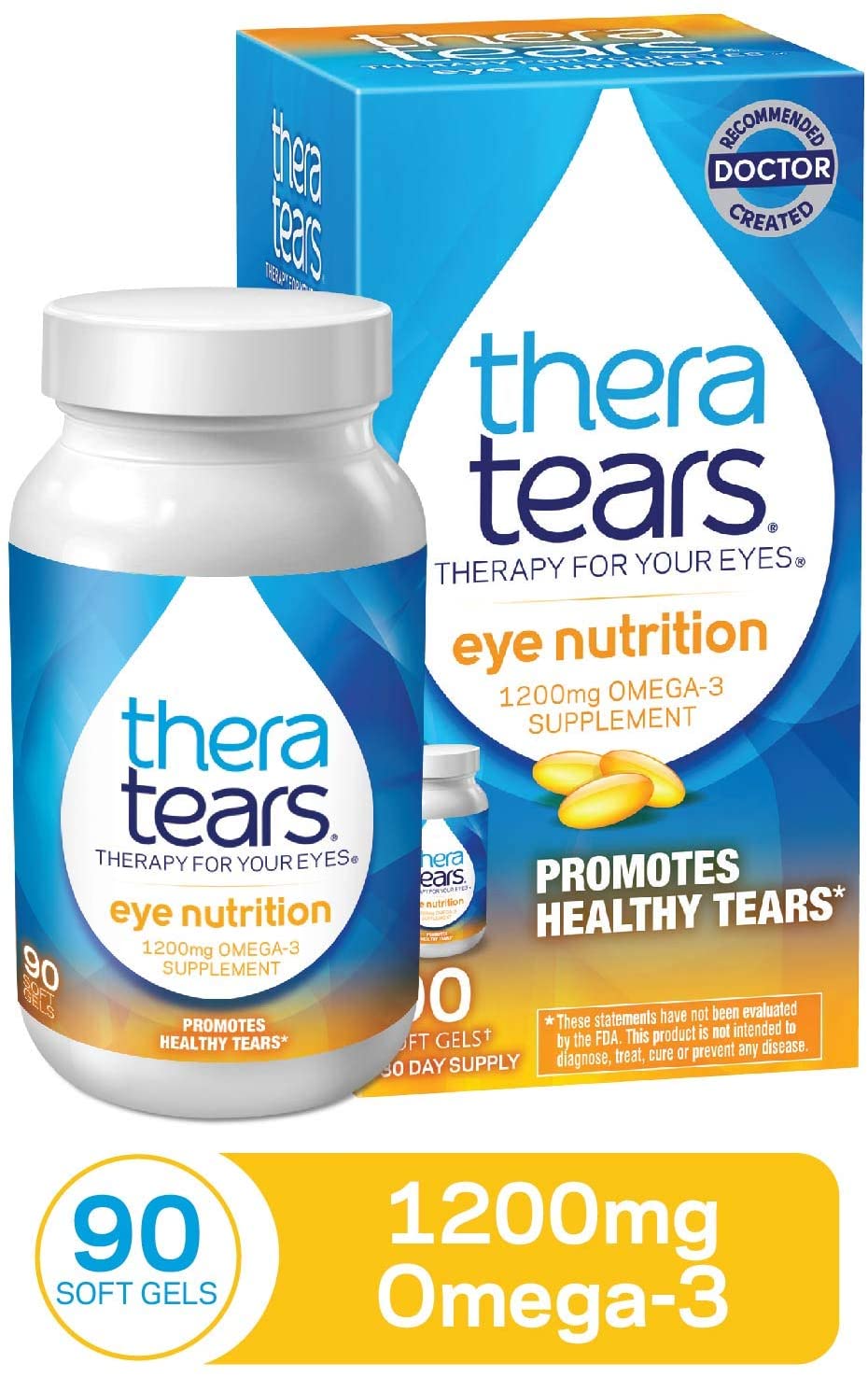 TheraTears Eye Nutrition Tablet - 90 Count