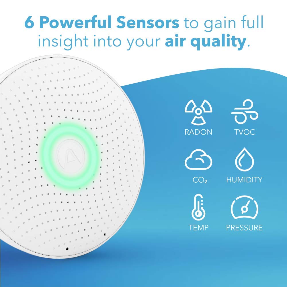 Airthings 2930 Wave Plus Radon & Air Quality Monitor