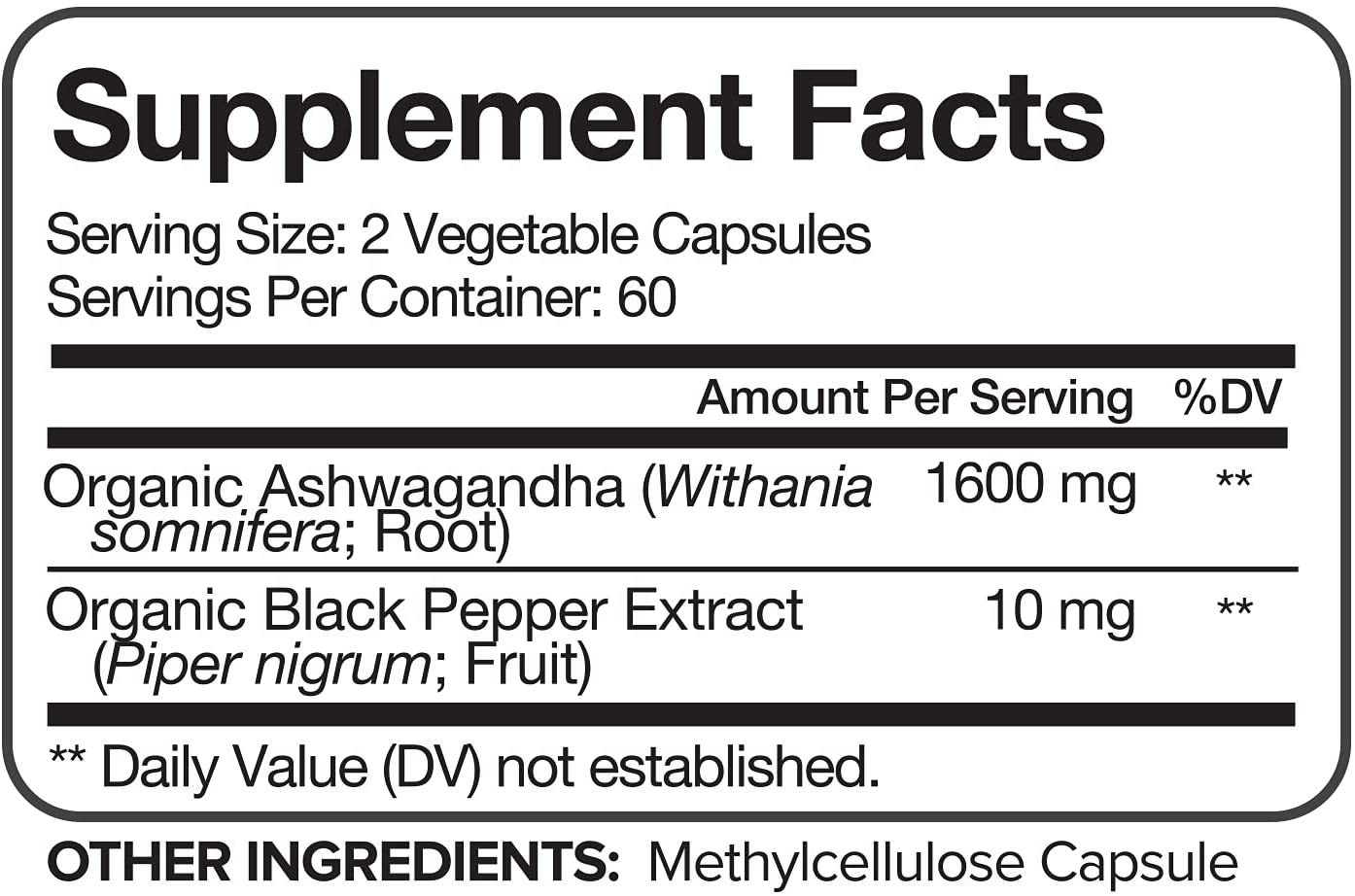 Nutrivein Ashwagandha - 120 Tablet