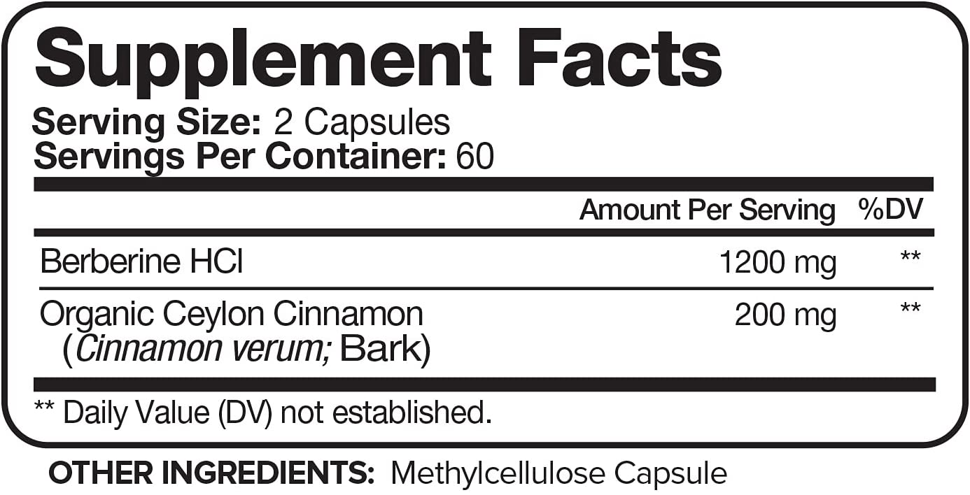 Nutrivein Berberine - 120 Tablet