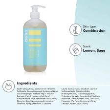 Bliss Lemon & Sage Soapy Suds Body Wash - 505 ml