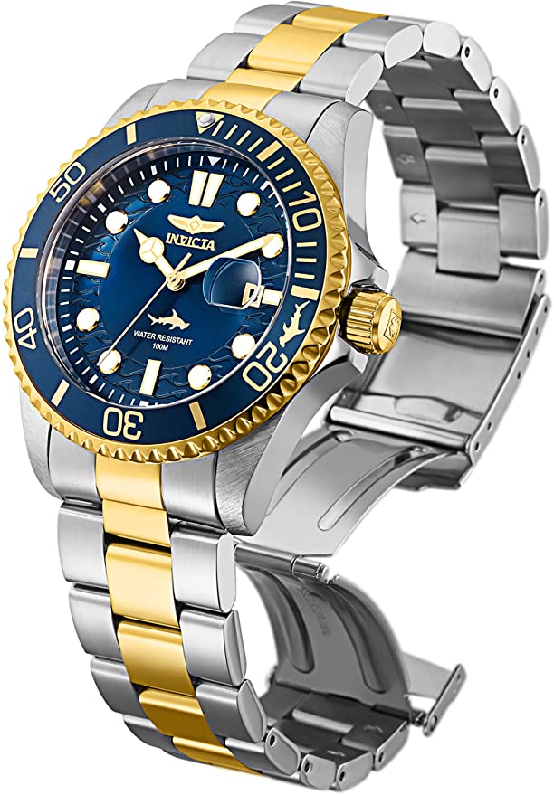 Invicta Men's Pro Diver Quartz Watch with Stainless Steel Strap