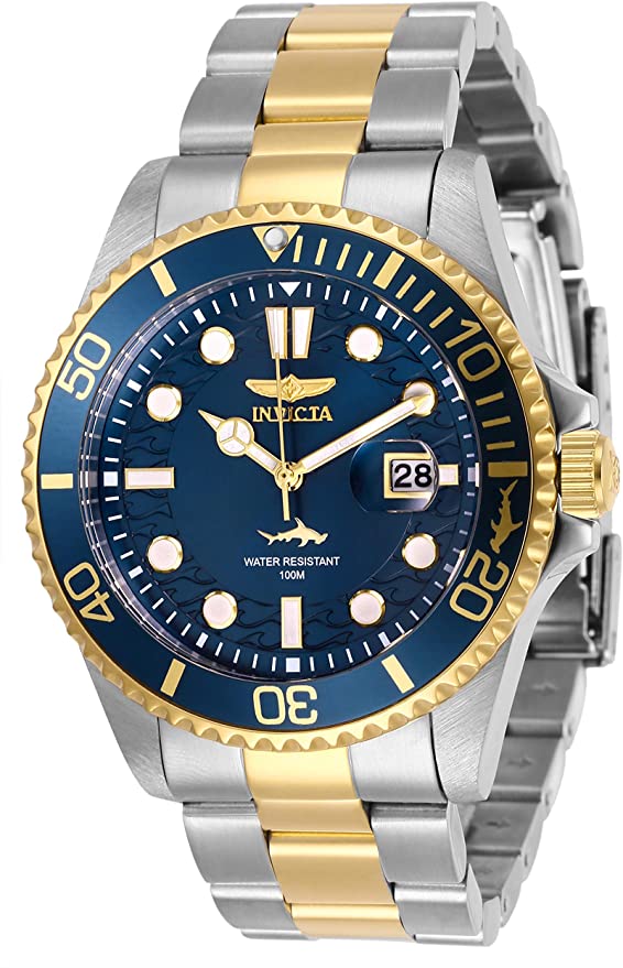 Invicta Men's Pro Diver Quartz Watch with Stainless Steel Strap