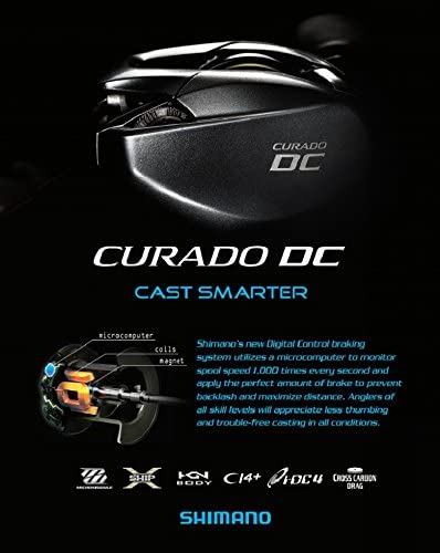 Shimano CURADO DC LowProfile Baitcasting Freshwater Fishing Reel