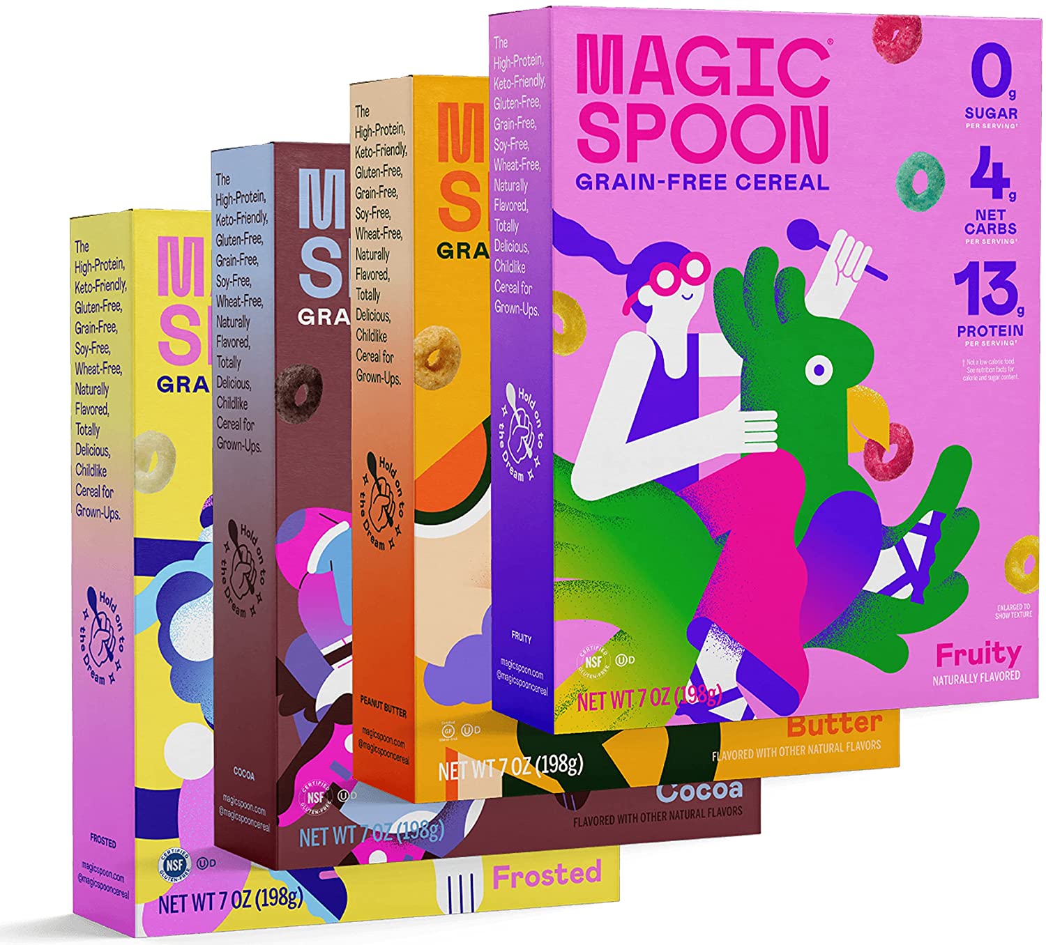 Magic Spoon Grain Free Cereal - 4 Pack