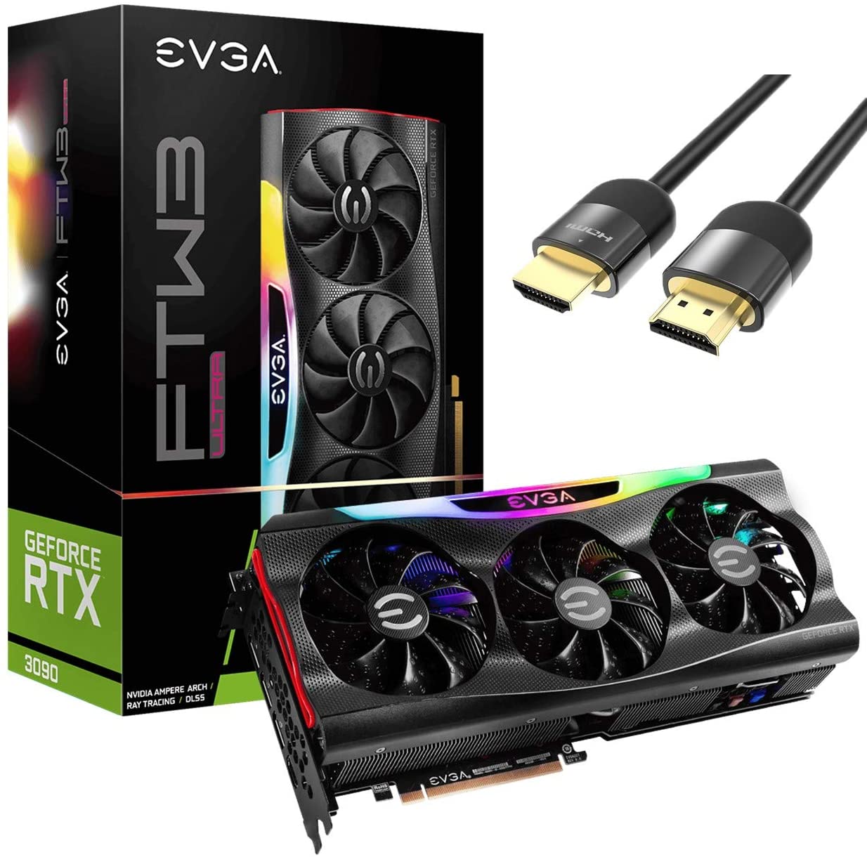 Evga GeForce RTX 3090 FTW3 Ultra Gaming Graphics Card - 24 GB