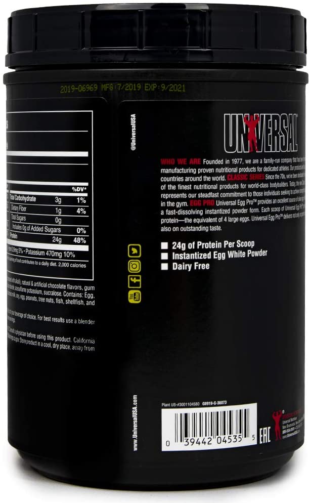 Universal Nutrition Egg Pro Powder - 454 g