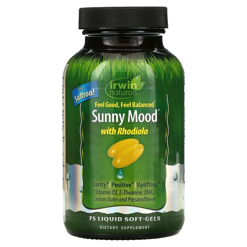 Irwin Naturals Sunny Mood with Rhodiola - 75 Tablet