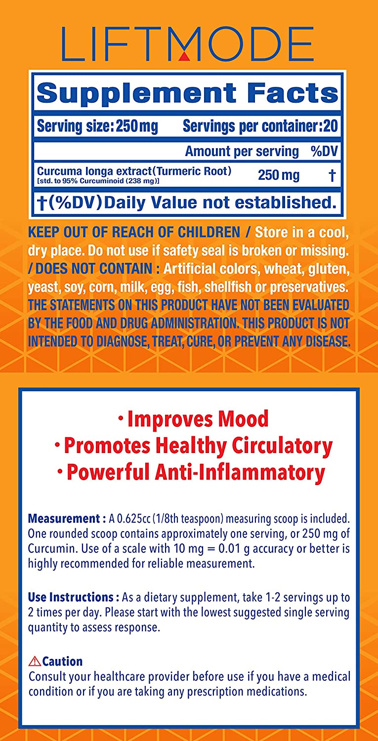 Liftmode Curcumin Powder - 5 g