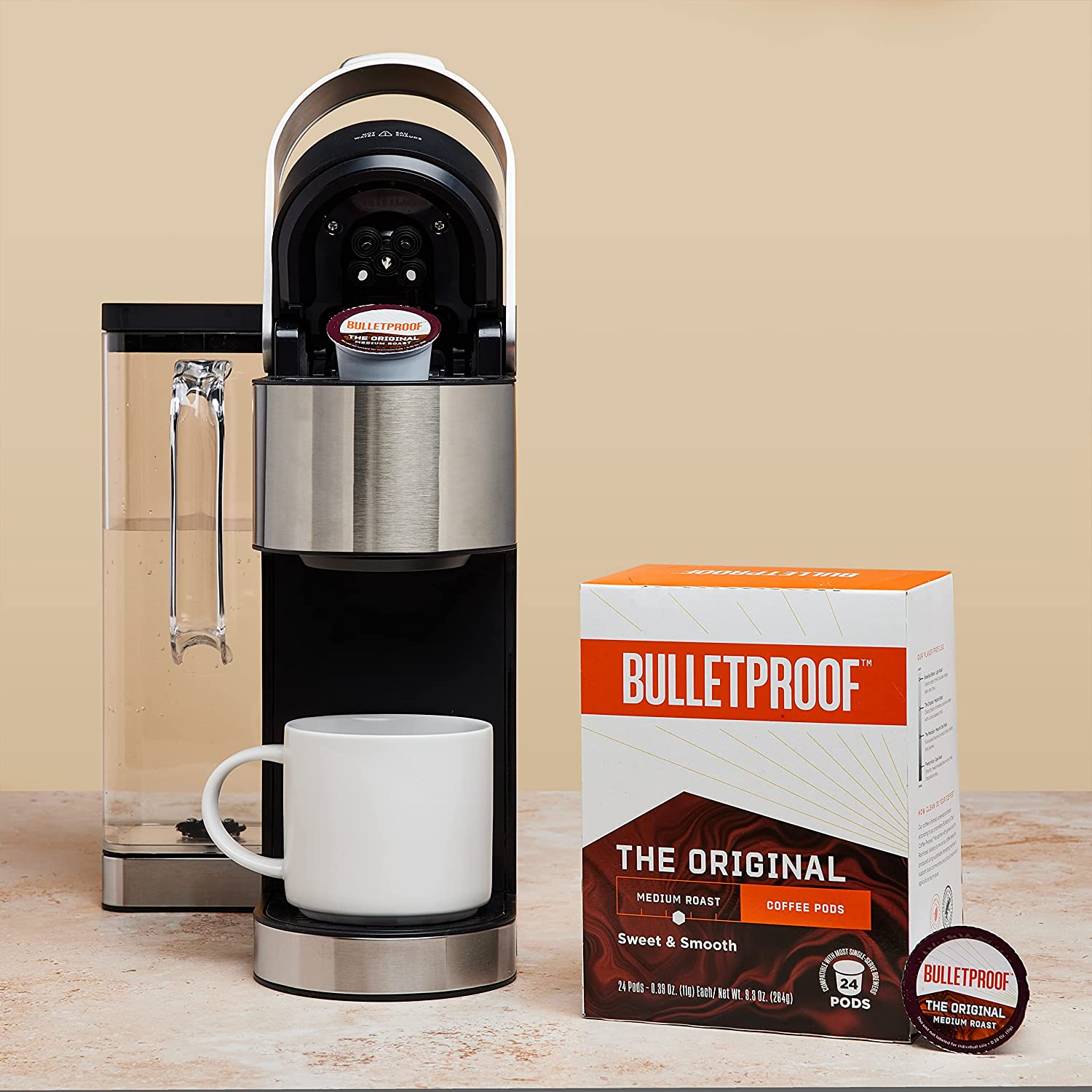 Bulletproof The Original Medium Roast Coffee Pods - 24 Count