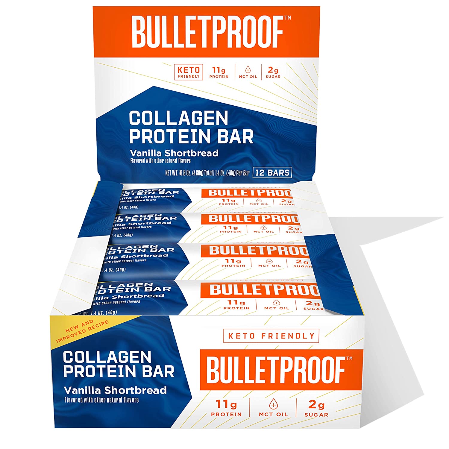 Bulletproof Collagen Protein Bars - 12 Pack