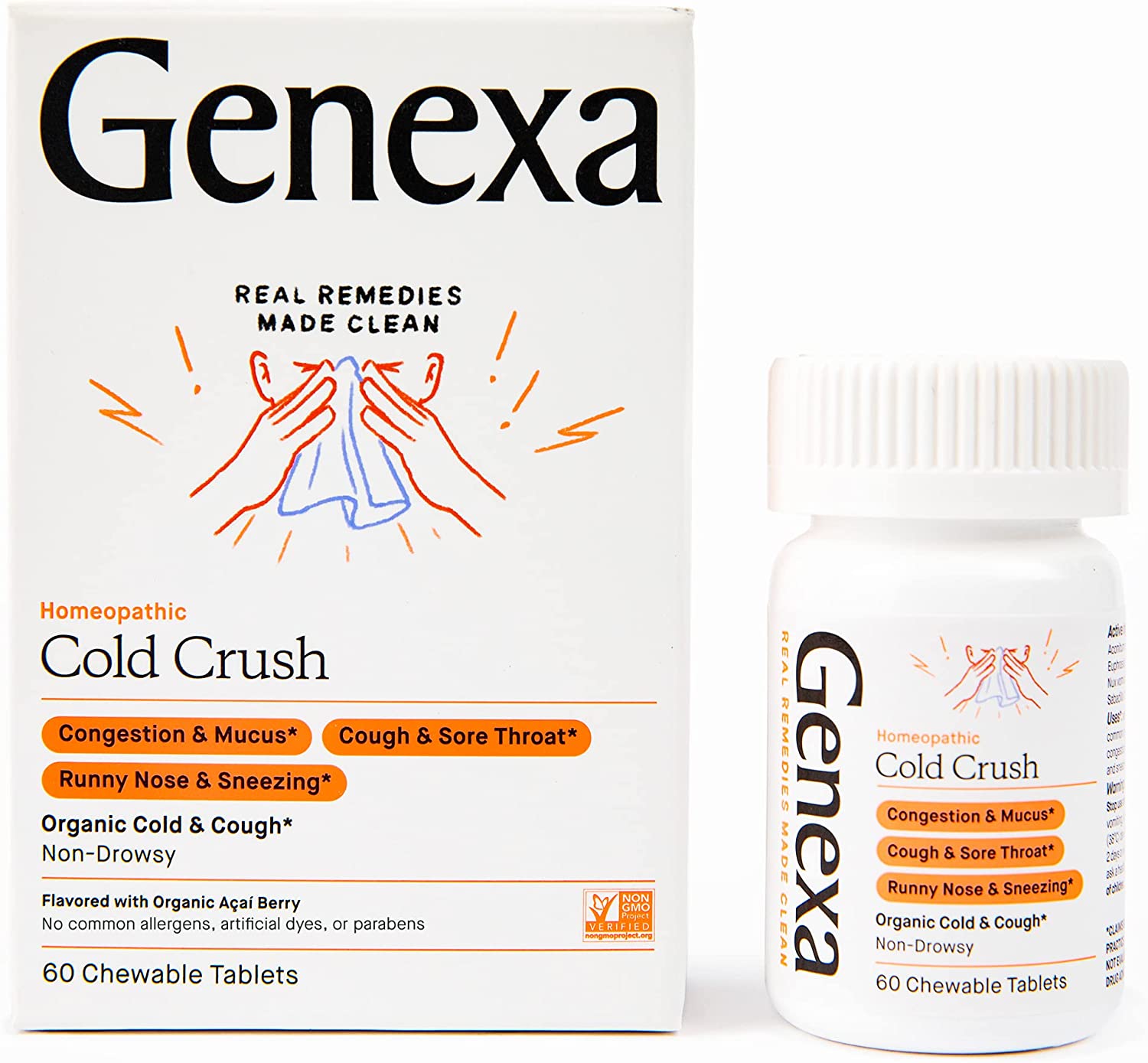 Genexa Cold Crush - 60 Tablets