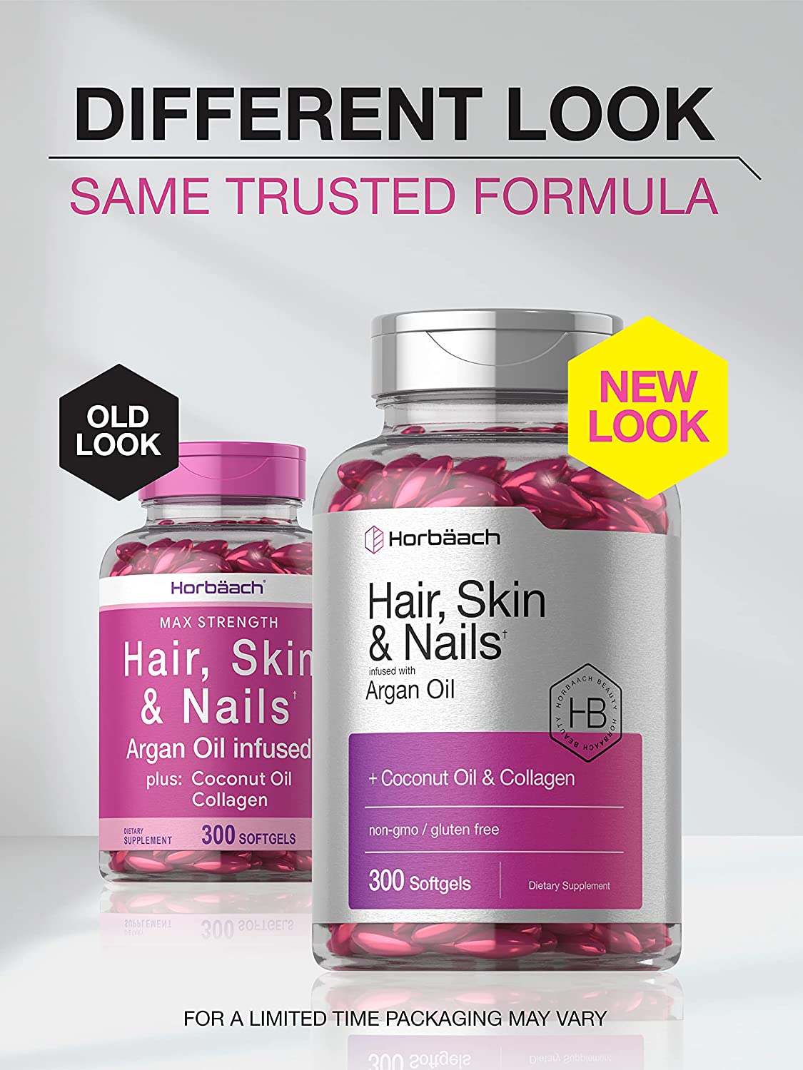 Horbaach Hair Skin and Nails Vitamins - 300 Tablet