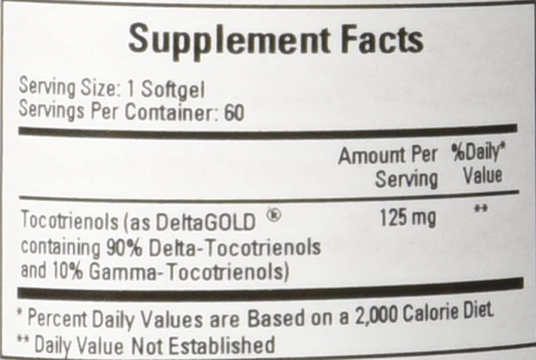 Ecological Formulas Tocotrienols - 60 Tablet