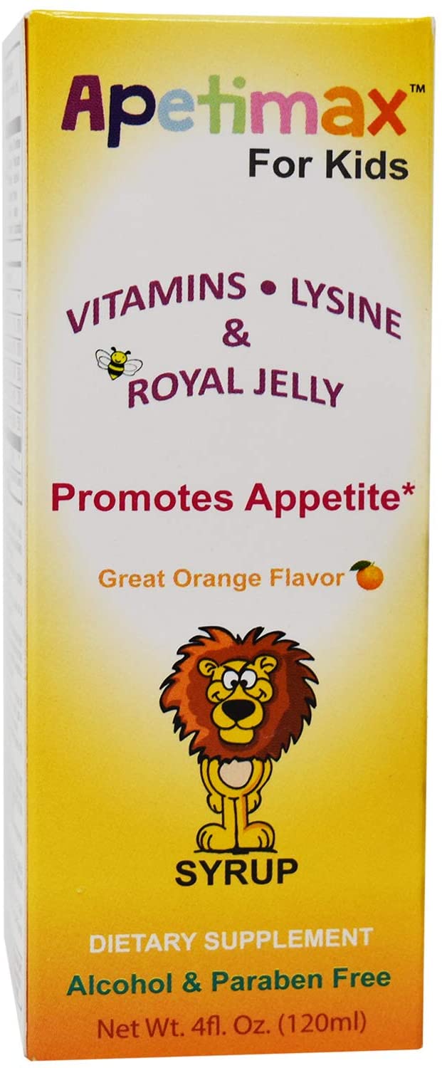 Apetimax Vitamins Lysine Royal Jelly - 120 ml