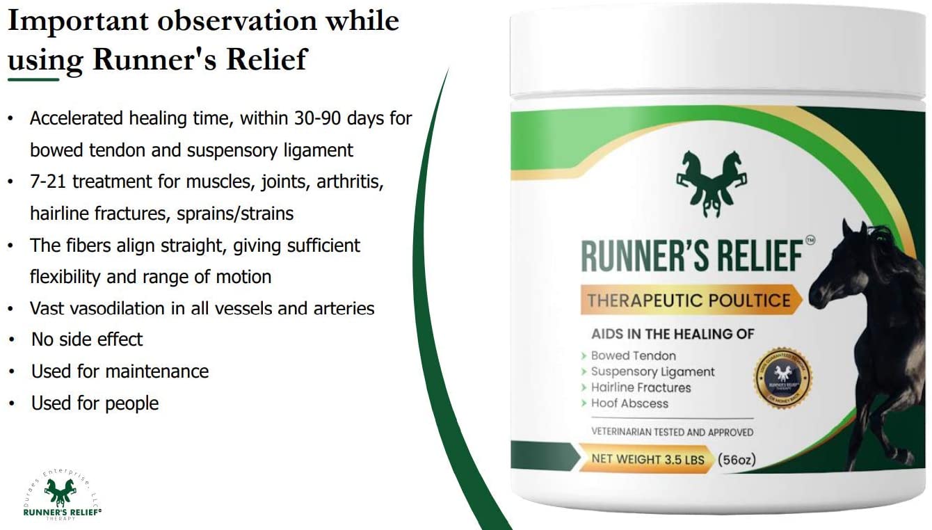 Runner's Relief Therapeutic Poultice - 56 oz