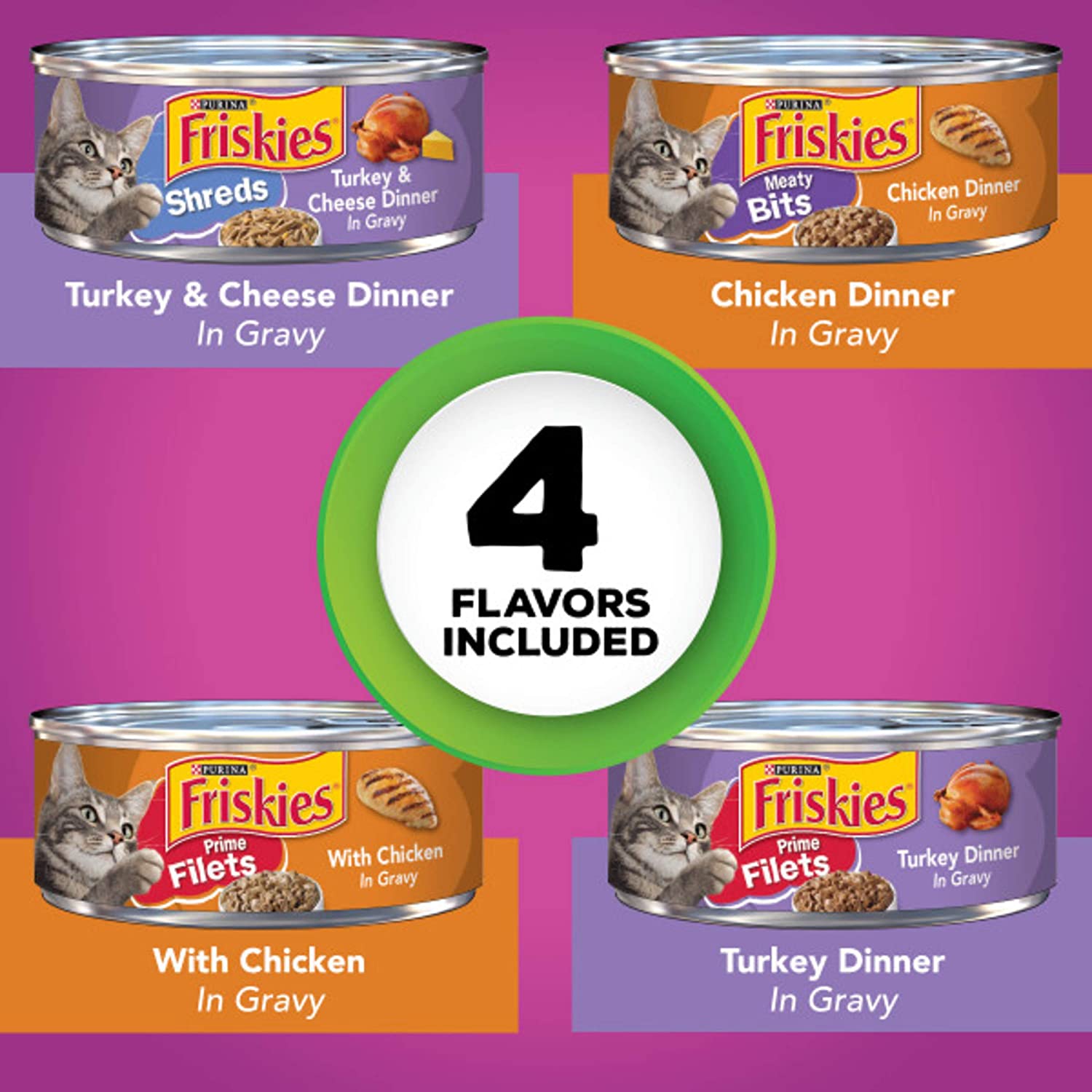 Friskies Cat Food - 32 Count