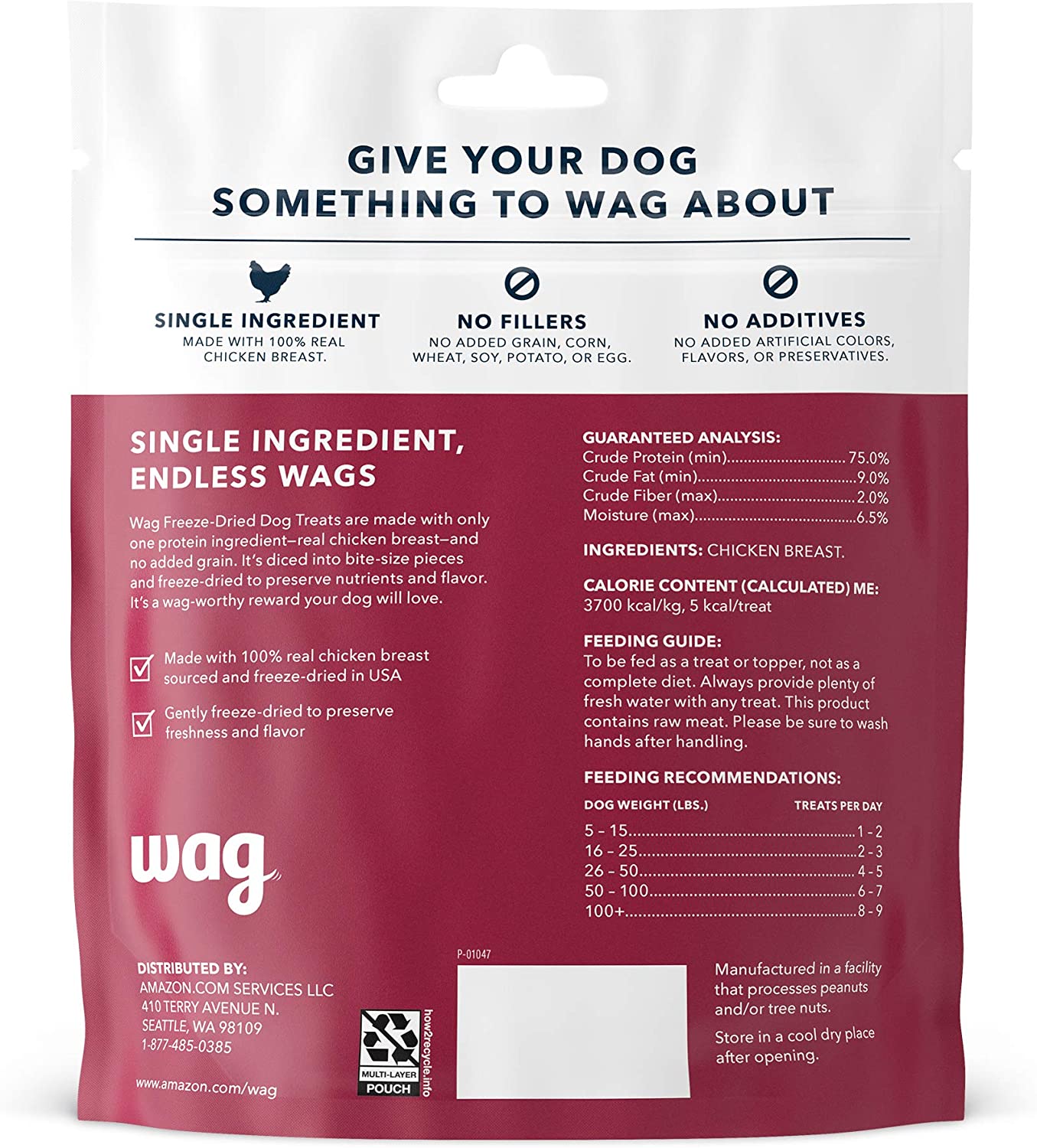 Wag Wag Freeze Dried - 85 g