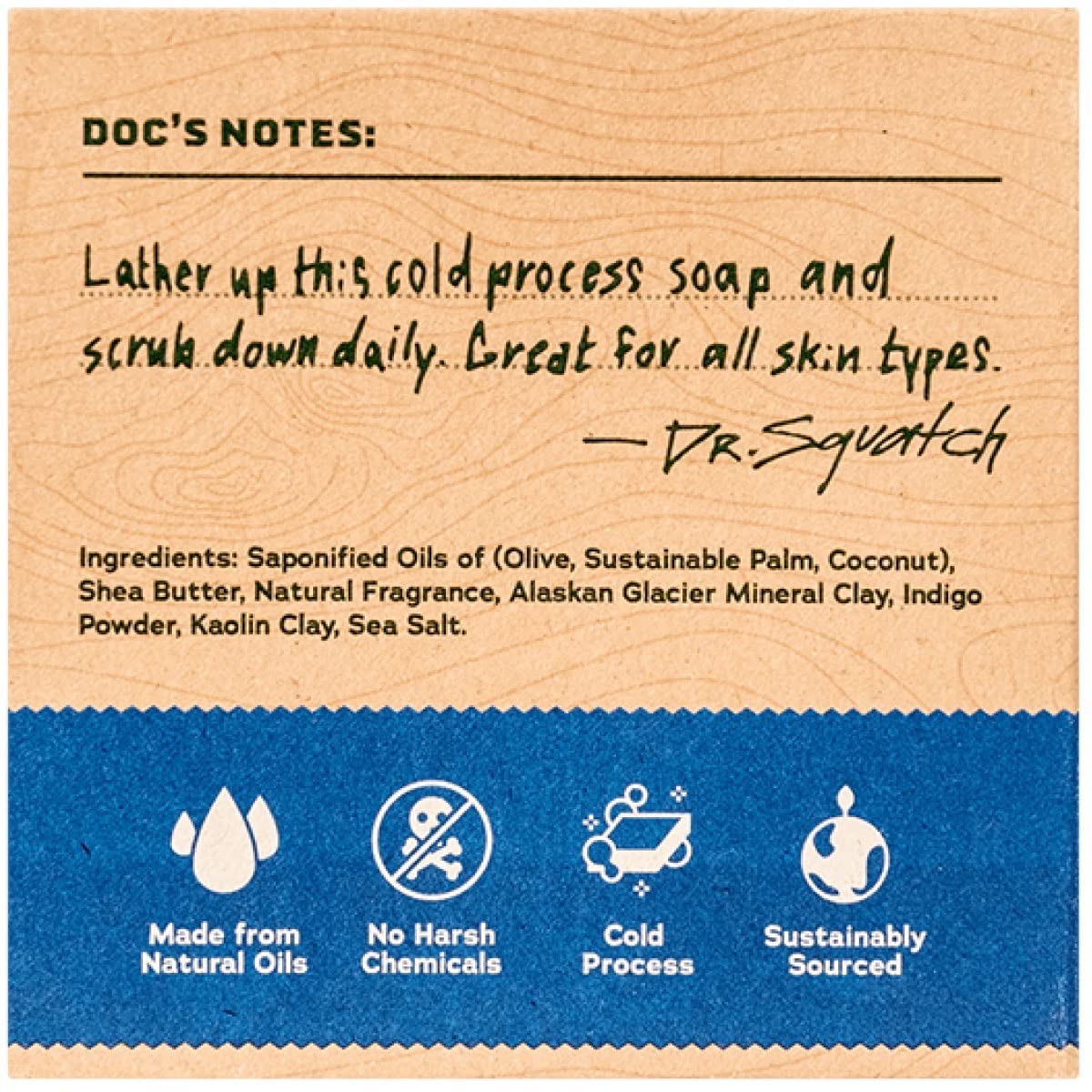 Dr. Squatch Natural Bar Soap for Men - 5 oz
