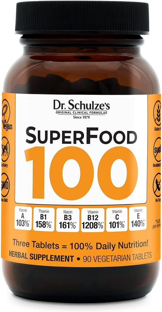 Dr. Schulze’s SuperFood 100 - 90 Tablet