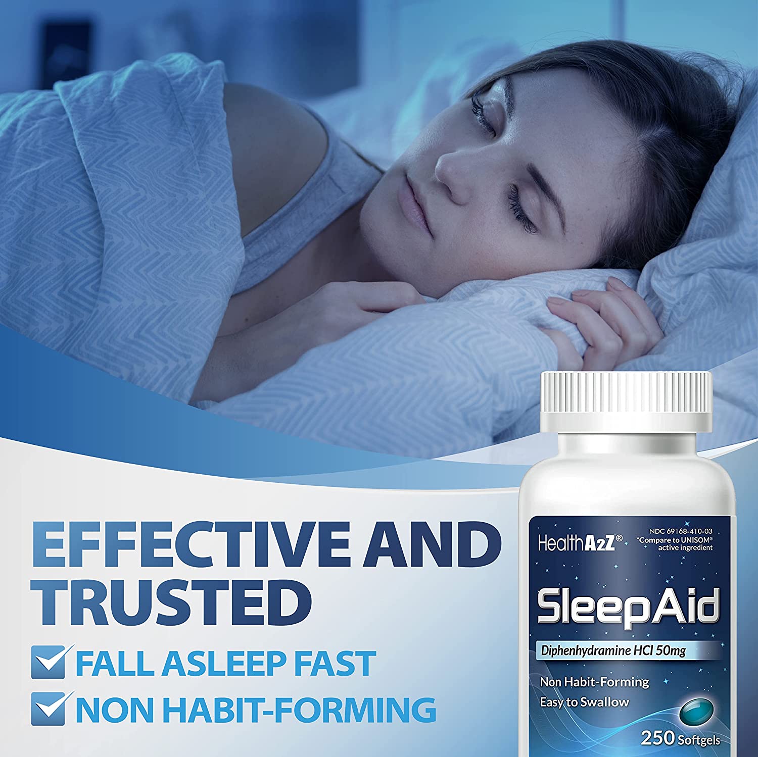 HealthA2Z Sleep Aid - 250 Capsules