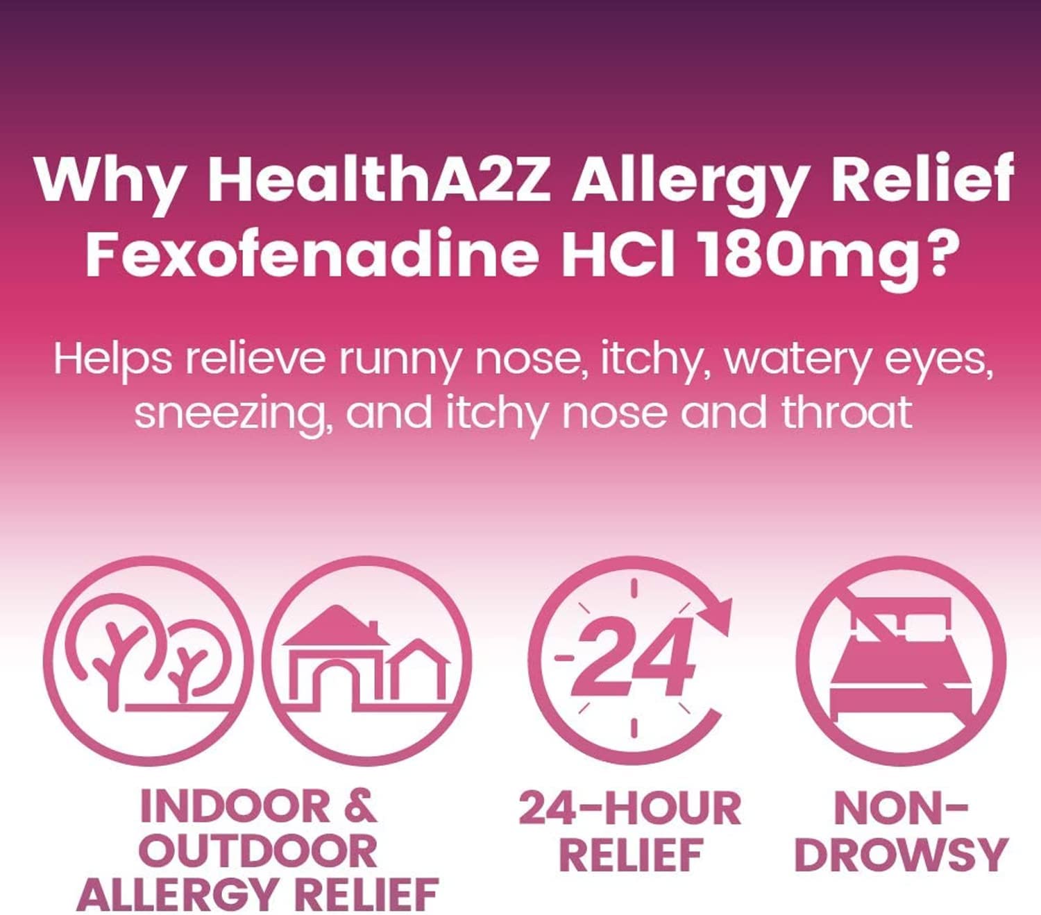 HealthA2Z Allergy Relief - 200 Tablet