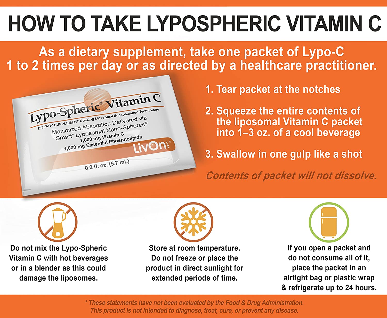 Lypo–Spheric Vitamin C - 30 Packets