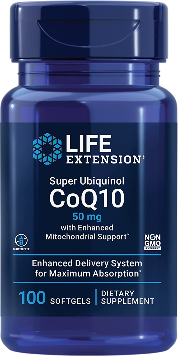 Life Extension Super Ubiquinol CoQ10 - 100 Tablet