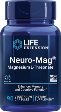 LIFE EXTENSION NEURO-MAG MAGNESIUM L-THREONATE - 90 TABLET