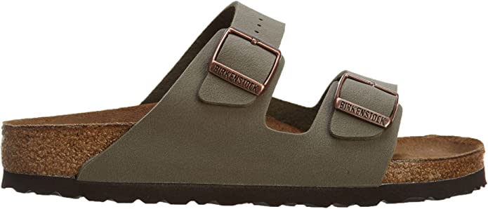 Birkenstock Unisex Arizona Stone Birkibuc Sandals