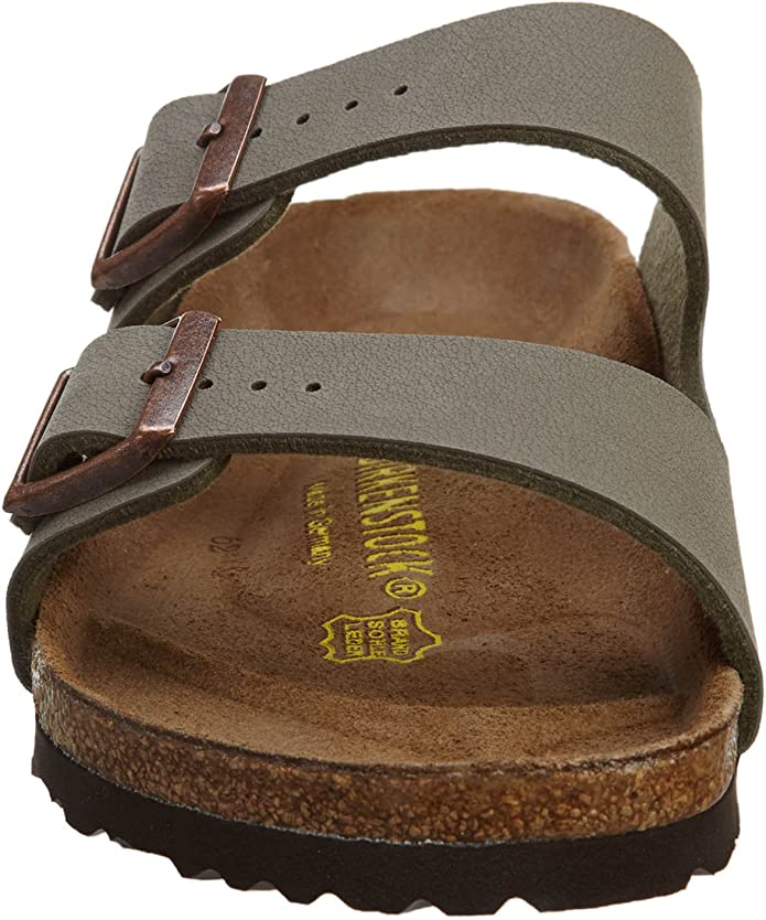 Birkenstock Unisex Arizona Stone Birkibuc Sandals