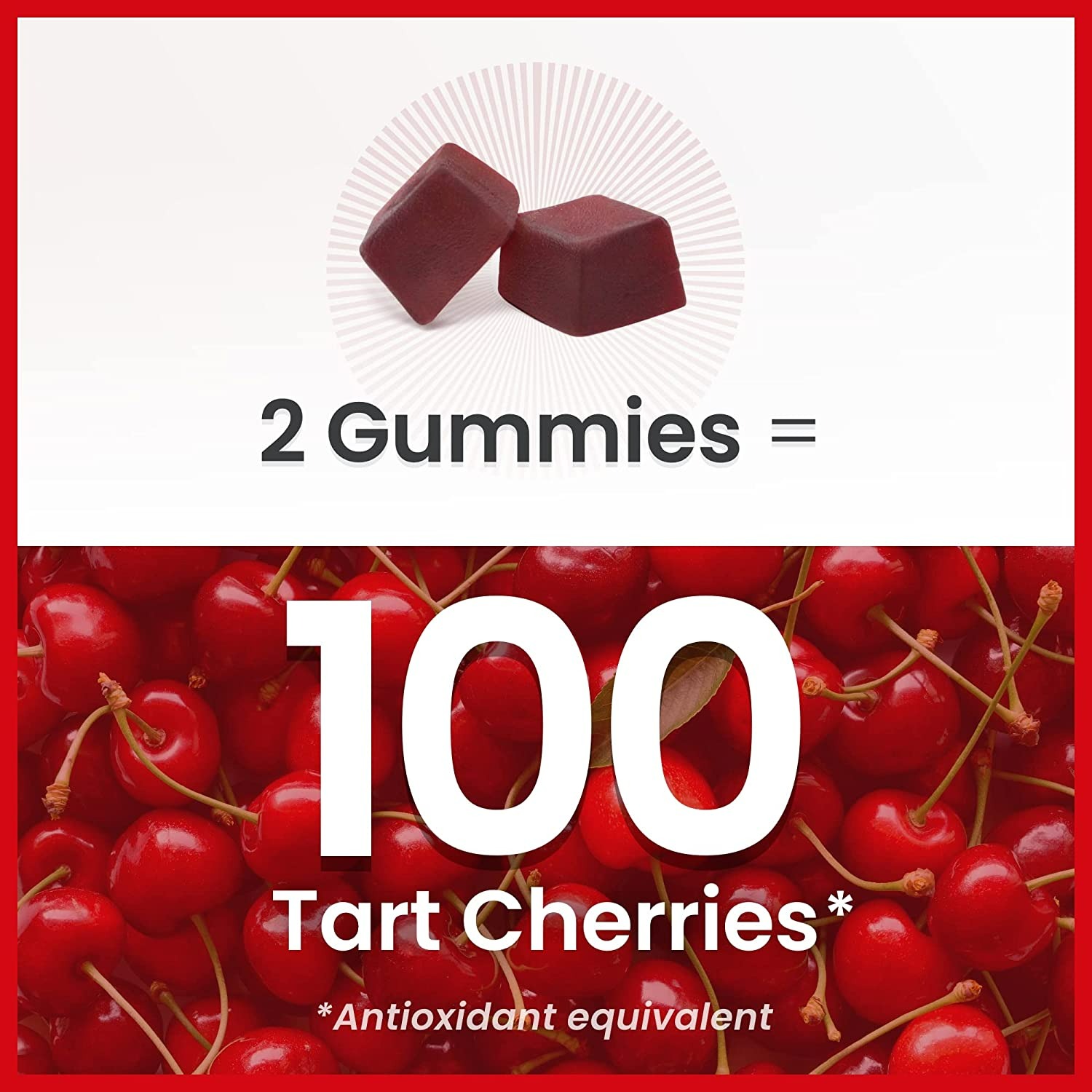 HumanN Tart Cherry Gummies - 60 Count