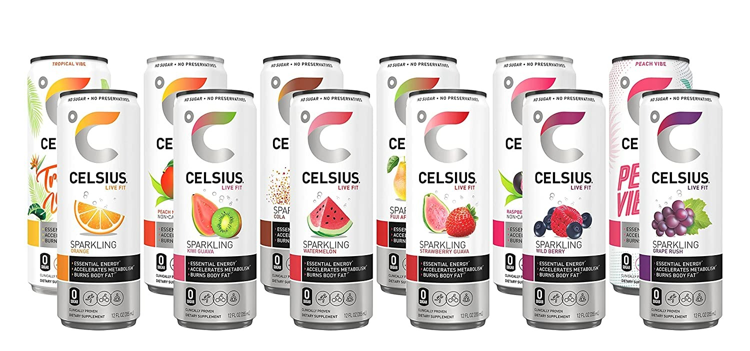 Celsius Energy Drink 12 Pack - 355 ml